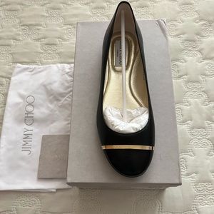 Jimmy Choo Napa Leather Flats